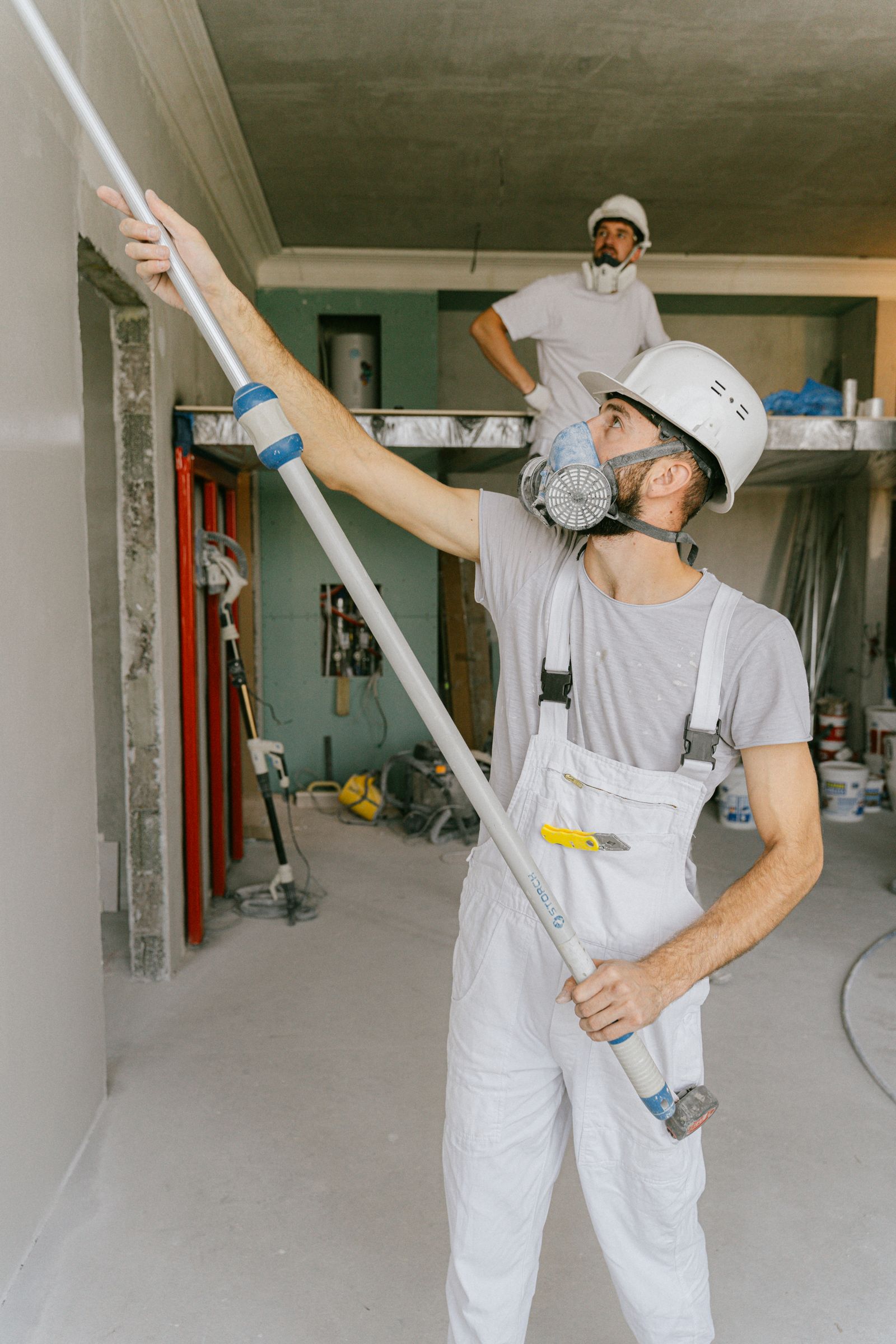Contractors on a renovation